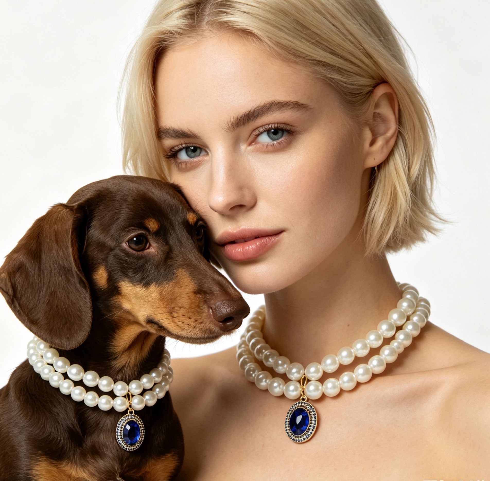 Matching Set Pearl Necklace