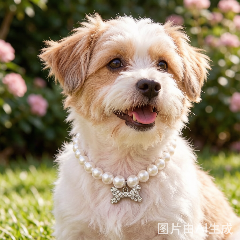 Bone Shape Pearl Necklace